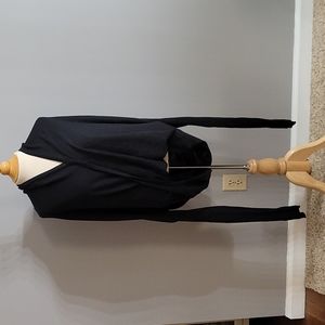 LuluLemon Athletica Black Wrap Long Sleeve Sweater Black